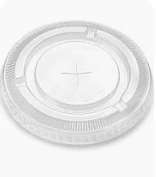 TAPA PLANA CON ORIFICIO CENTRAL PARA VASO DE 16 ONZAS