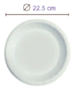 PLATO REDONDO PASTELERO #5