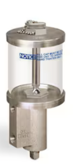 Lubricador de nivel constante con depósito de Pyrex - Montaje en tubería, 9 oz SKU B518-13