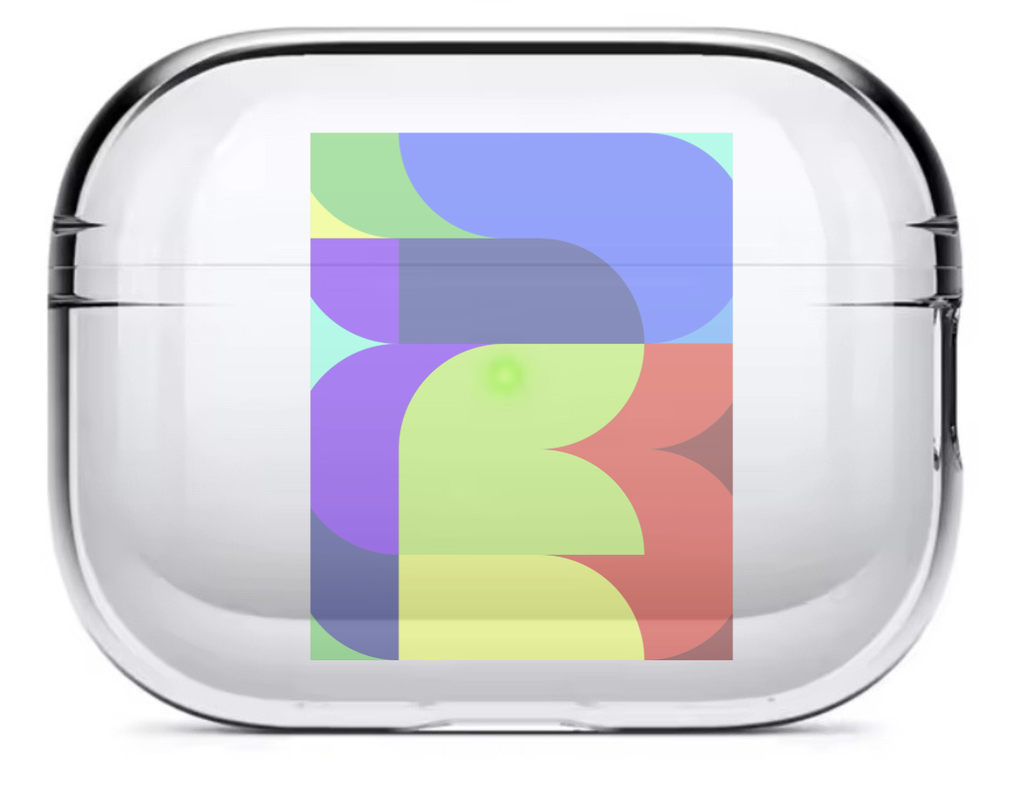 FUNDA PARA AURICULARES SILICON TRANSPARENTE PERSONALIZADO